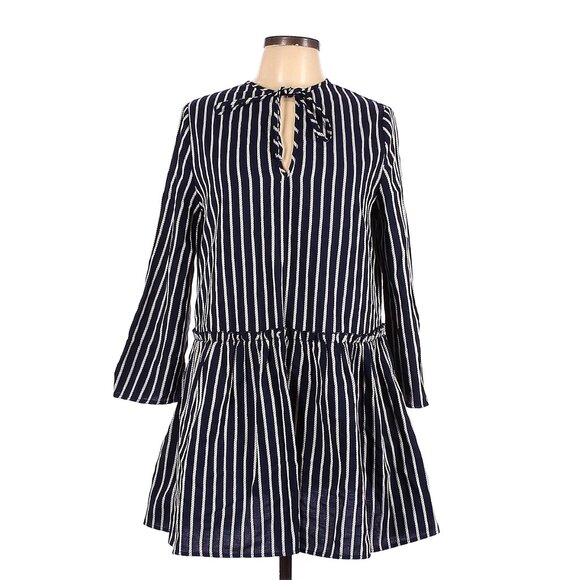 The Fifth Label Navy Pinstripe Dress XS - Picture 1 of 2
